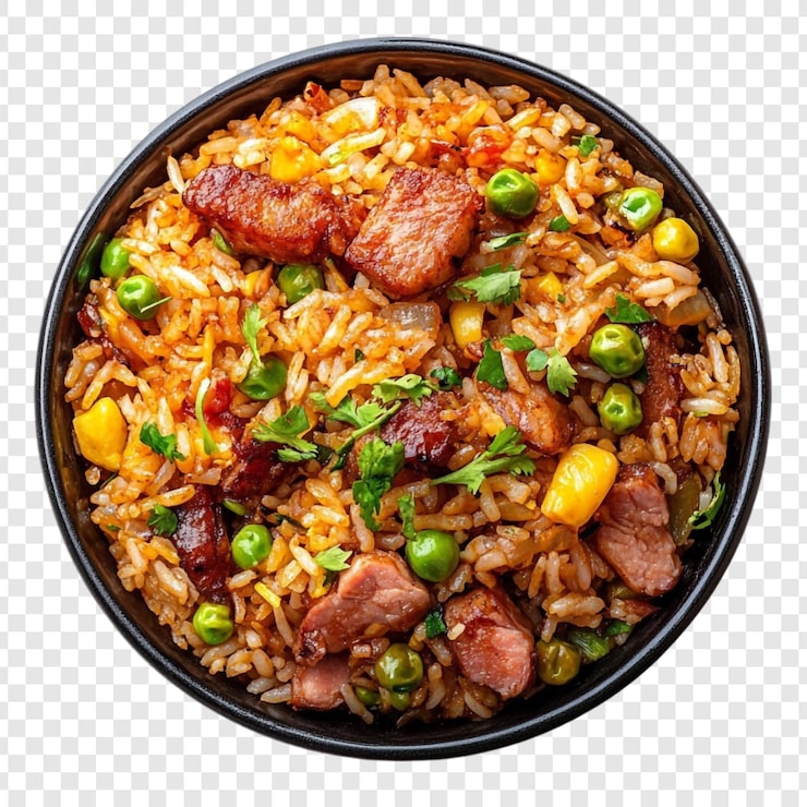 Riz au gras au poulet