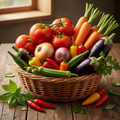 Panier Légumes Frais Bio
